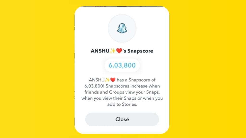 How to Track or View a Friend's Snapscore