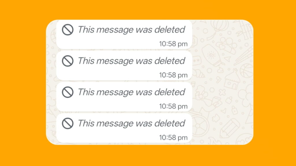 Why Do People Delete WhatsApp Messages