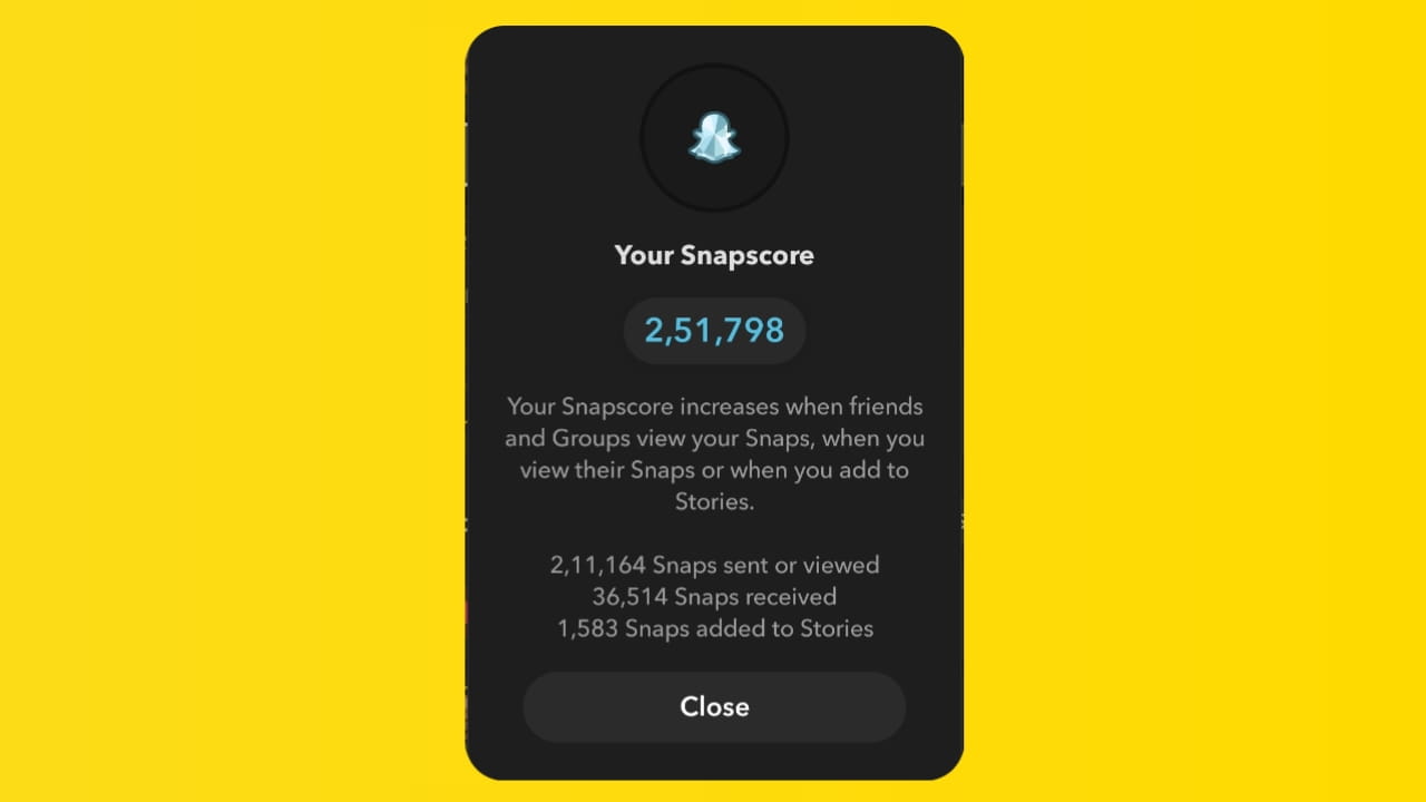 Snapchat Snapscore Tracker
